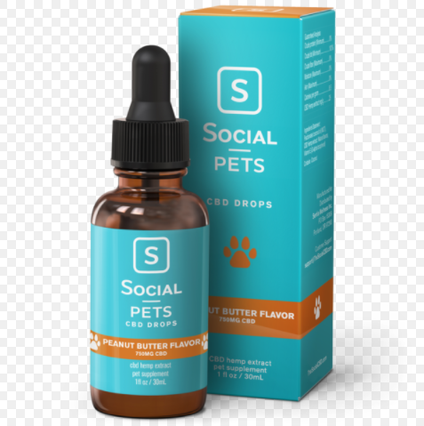 Social Pets 750mg Peanut Butter